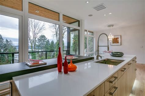 stunning modern  sophisticated  construction contemporary kitchen seattle