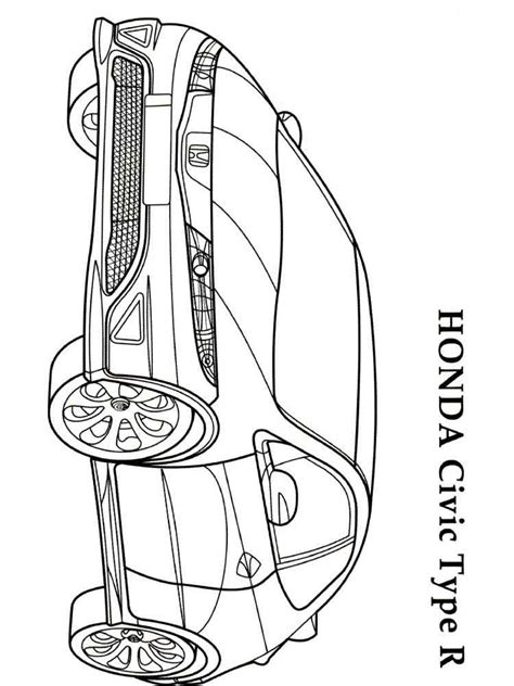 honda coloring pages