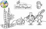 Ben Holly Printable Coloring Pages Kingdom Little Colouring Kids Cute sketch template