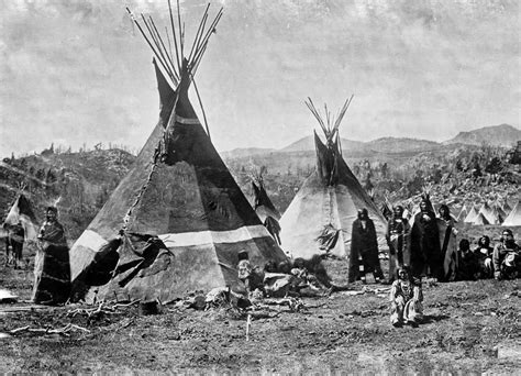 skin tepees shoshone indians ca photograph by everett fine art america