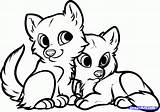 Coloring Wolf Baby Pages Print Popular sketch template