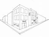 Perspective Point Two Easy Building Drawing House Grade Vanishing Points Line Getdrawings 7th Horizon Create sketch template