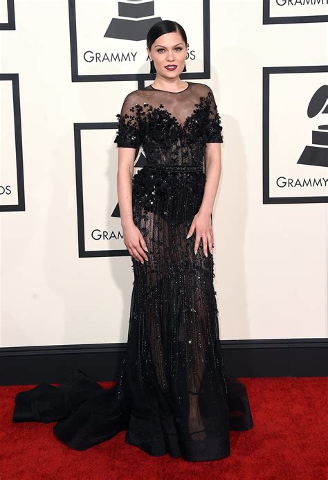 Sheer Dresses At The Grammy Awards 2015 Popsugar Fashion