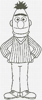 Bert Sesame Street Charts Too Christmas Knit Larger Click sketch template