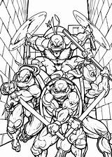 Ninja Mutant Turtles sketch template