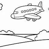Airplane Landing Mitraland sketch template
