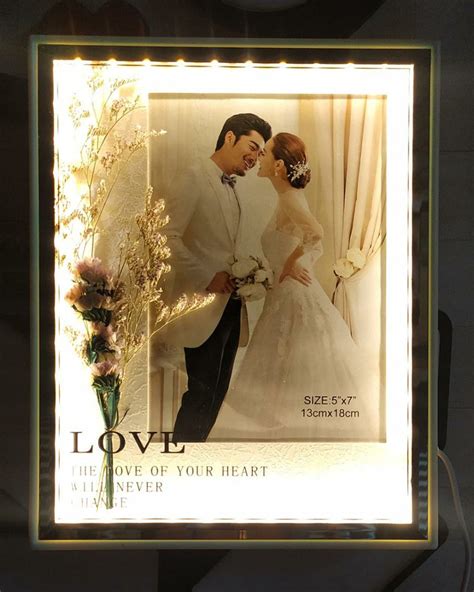 customized led photo frame   special memories