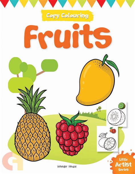 copy colouring fruits buy tamil english books  commonfolks