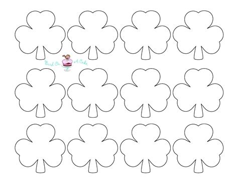 shamrock template shamrocktemplatejpg st patrick day ideas