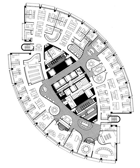 office plan office building plans commercial  office architecture hotel floor plan