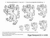 Tyger Traceable Rampant sketch template