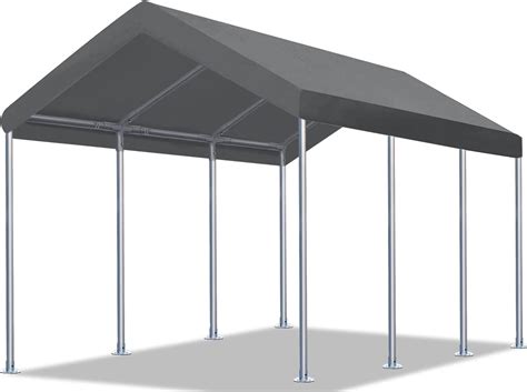 amazoncom asteroutdoor  feet heavy duty carport portable garage car canopy boat shelter