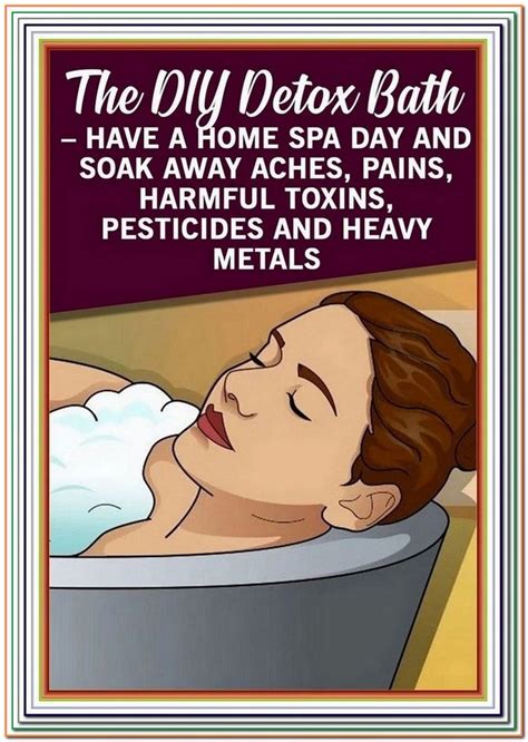 healthy lifestyle   diy detox spa day  home detox bath