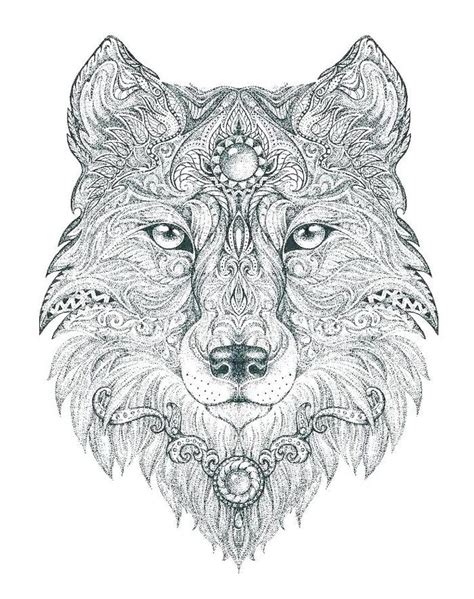 abstract wolf printable coloring pages wolf colors animal coloring