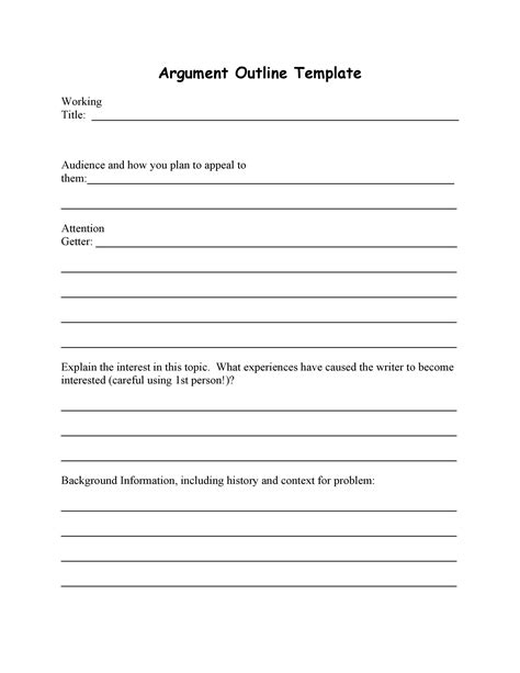 essay planning sheet print