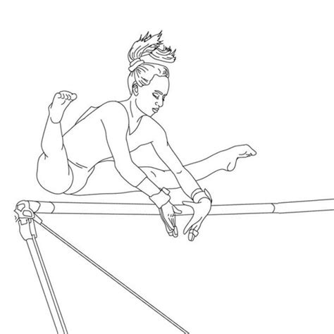 gymnastics vault coloring pages coloring pages
