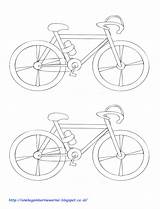 Sepeda Mewarnai Paud Pilih Papan Kartun Aneka Bisa sketch template