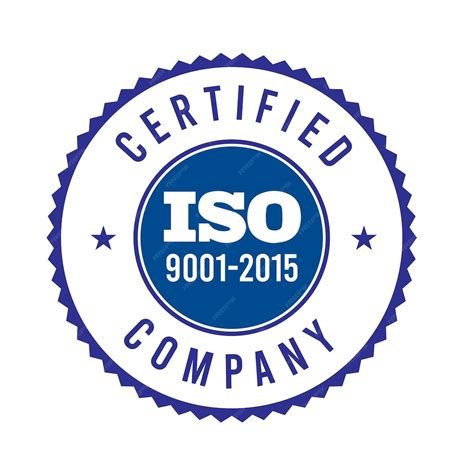 certification iso   logo iso  certification iso  vecteur premium