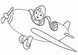 Aviones Avion Boyama Piloto Noddy Objetos Iluminar Medios Avionetas Transporte Okul Imprimir Ucak Sayfasi sketch template