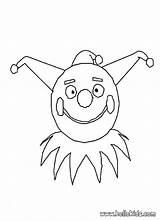 Coloring Clown Pages Drawing Trapeze Faces Jester Getdrawings Face Popular sketch template