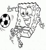 Coloring Pages Spongebob Football Playing Cartoon Patty Krabby Related Coloringhome sketch template