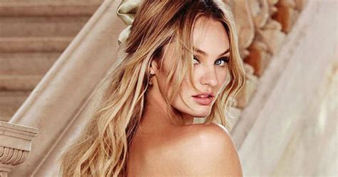 Victoria’s Secret S Model Candice Swanepoel Is A Racy Lacy Lass Daily