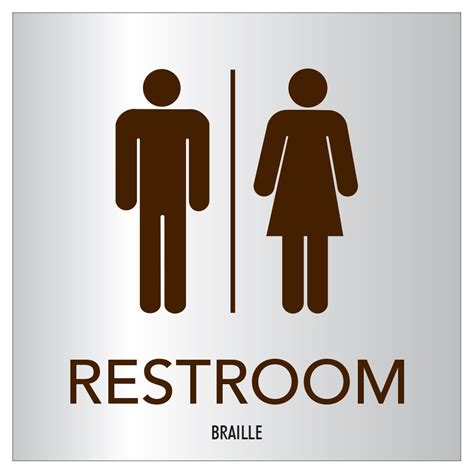 restroom sign unisex restroom identity group
