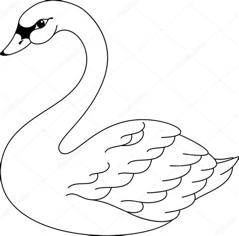 swan lake drawing    clipartmag