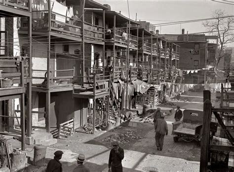 tenement housing  washington dc alleys