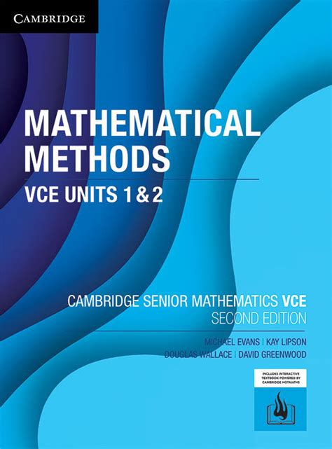 Cambridge Senior Maths Vce Mathematical Methods Units 1and2 2e Print