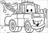 Coloring Pages Cars Mcqueen Car Lightning Disney Pixar Mater Colouring Tow Drawing Movie Print Funny Printable Exotic Pdf Color Kids sketch template