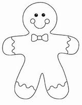 Gingerbread Coloring Christmas Man Girl Pages Board Template Felt Decorations Crafts Printable Kids Project Ornaments Ginger Bread Bulletin Print Boy sketch template