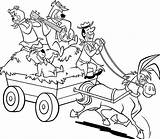 Coloring Pages Carriage Horse Yogi Bear Getcolorings Getdrawings sketch template