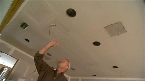 install  lights  existing ceiling pushaca