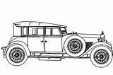 Coloring Pages Car Model Kids Classic Antique Memorable Inspiring Rolls Royce Print Color Dragster Co2 Ghost Silver Size Netart Template sketch template