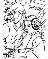 Leia Skywalker Amidala sketch template