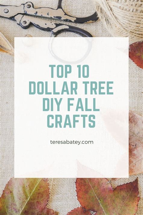 top  dollar tree diy fall crafts teresa batey