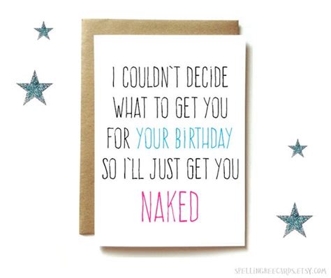 Sexy Birthday Card Birthday Card For Wife Or Girlfriend