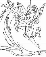 Silvermist Coloring Pages Fairy Disney Kid sketch template