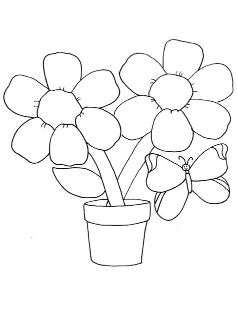 ideas  flower coloring pages  toddlers home family