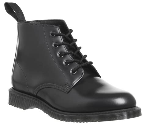 dr martens leather emmeline lace  boots  black lyst