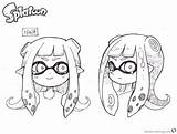 Splatoon Callie sketch template