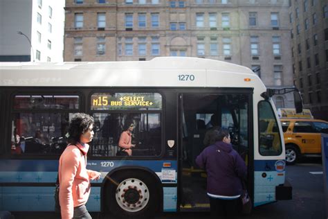 speedy bus routes have bumpy manhattan debut the new york times