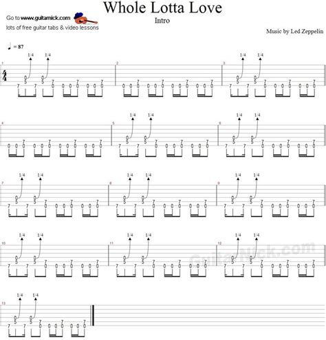 Whole Lotta Love Chords Nel 2020 Spartiti Musicali
