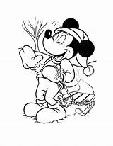 Mickey Mouse Coloring Pages Christmas Disney Characters Children Holding Hands Printable Color Book Baby Kids Print Cartoon Sheets Printables Getdrawings sketch template