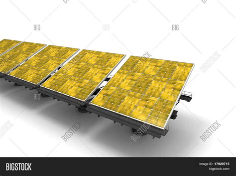 row yellow solar image photo  trial bigstock