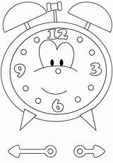 Clock Coloring Pages Curious George sketch template