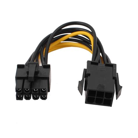 Pci Express 6 Pin To 8 Pin Video Card Power Adapter Cable