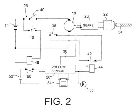 patent  voltage sensing drill  automatic shut