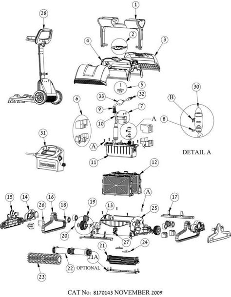dolphin pool cleaner parts diagram